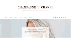 Desktop Screenshot of champagneandchanel.com