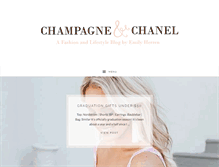 Tablet Screenshot of champagneandchanel.com